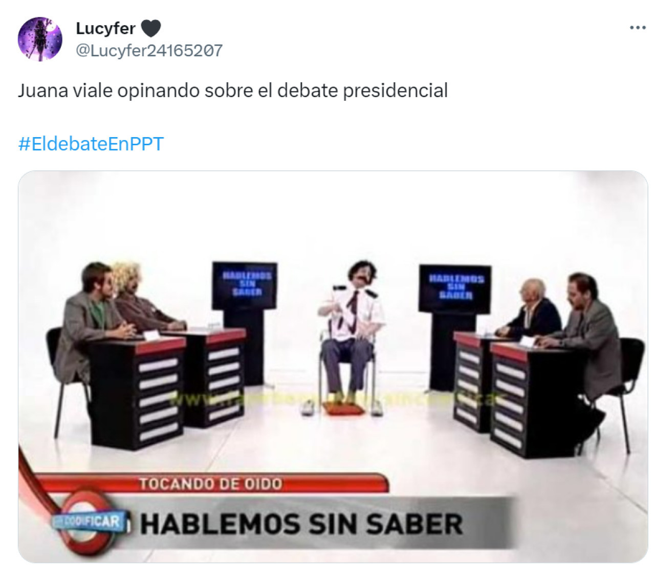 Los memes ante la confusión de Juana Viale. Foto: Twitter.